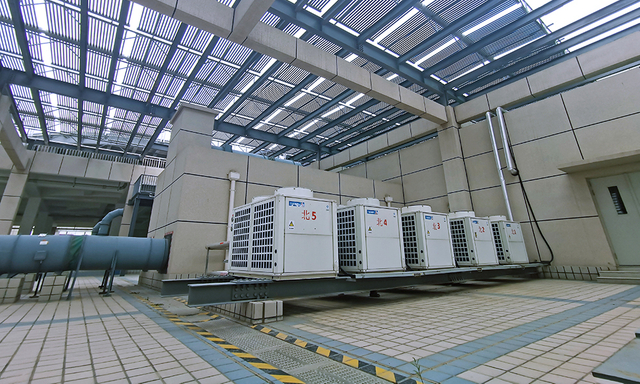 Linuo Ritter Air Source Heat Pump In Jinan Children Hospitals