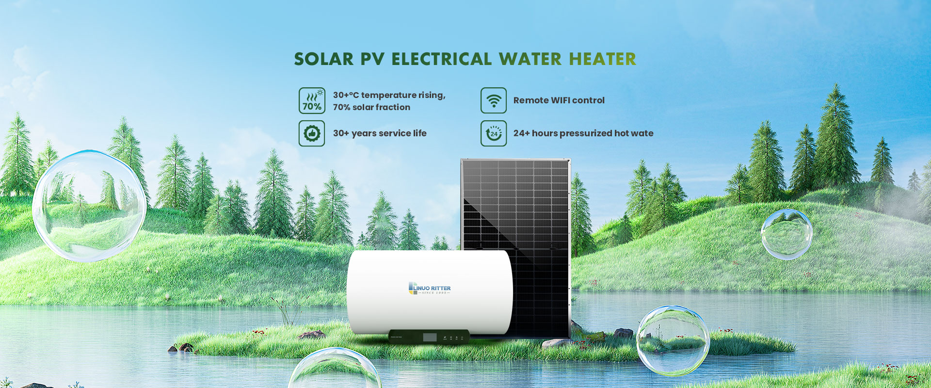 solar pv electrical water heater